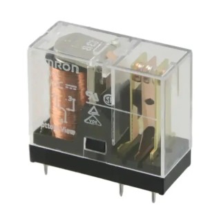Omron PCB Non-Latching Power Relay, 24V DC Coil Voltage, 16A Switching Current, SPDT Contact Configuration G2R-1A-E DC24