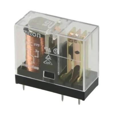 Omron PCB Non-Latching Power Relay, 24V DC Coil Voltage, 16A Switching Current, SPDT Contact Configuration G2R-1A-E DC24