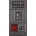 Bulgin 10A 250V AC 6 Gang Socket Bar with 2m Cable IEC C13 Fused PXD701/061/10/1