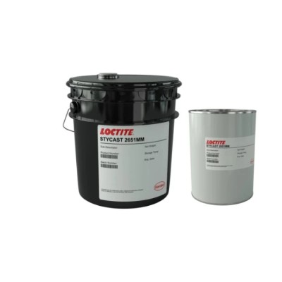 Loctite Black Epoxy Resin Adhesive Stycast 2651MM, Thermal Conductivity 0.6W/mK, Operating Loctite Stycast 2651MM