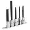 Facom 5-Piece 1/2 in Drive 6 Point Socket Set Chrome Vanadium Steel ST.41