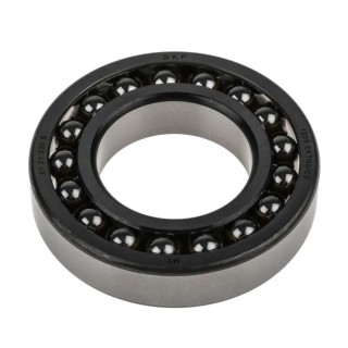 SKF Self-Aligning Ball Bearing 45 mm Inside Diameter 85 mm Outside Diameter Open 2 Row Cage Non-Metallic Steel 1209 EKTN9/C3