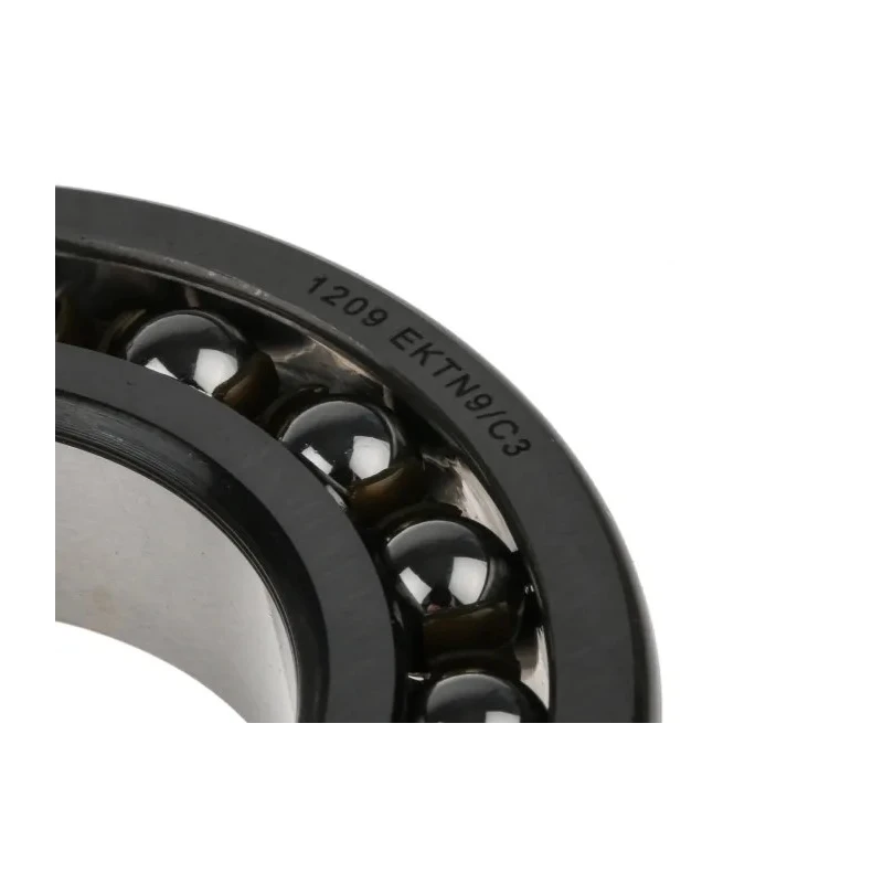 SKF Self-Aligning Ball Bearing 45 mm Inside Diameter 85 mm Outside Diameter Open 2 Row Cage Non-Metallic Steel 1209 EKTN9/C3