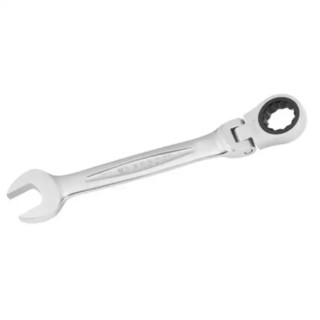 Facom Combination Ratchet Spanner Satin Chrome, 155mm Overall Length 1/2 in 467F.1/2