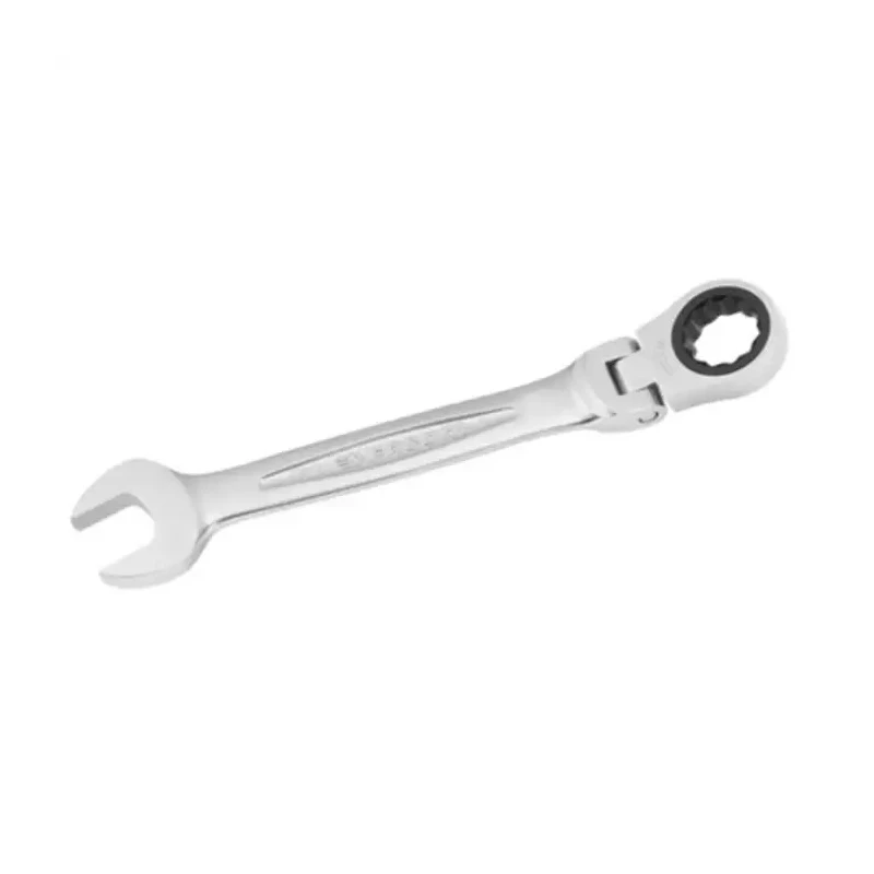 Facom Combination Ratchet Spanner Satin Chrome, 155mm Overall Length 1/2 in 467F.1/2