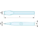 Facom Beryllium Copper Alloy Flat Chisel, 350 mm Length, 19 mm Blade Width 265.28SR