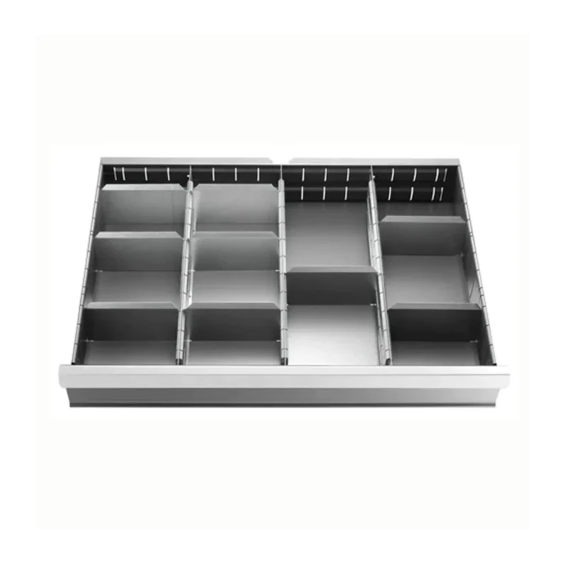 Facom Drawer Unit with 27 Drawers, 200 mm Height, Galvanised Metal Sheet, Wall Mount 2930.C2
