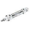 RS PRO 25 mm Stroke Double Acting Cylinder IA Series, Rubber Cushion, 80°C Operating Temperature 235-1168