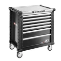 Facom 7 Drawer Wheeled Roller Cabinet Tool Chest Black 1m x 575mm x 1m JET.7NM4APF