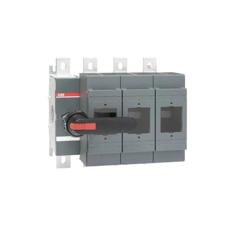 ABB Fuse Switch Disconnector, 3-Pole Base Mounted, 800A, Lug Terminal, Pistol Handle, Model 1SCA100859R1001