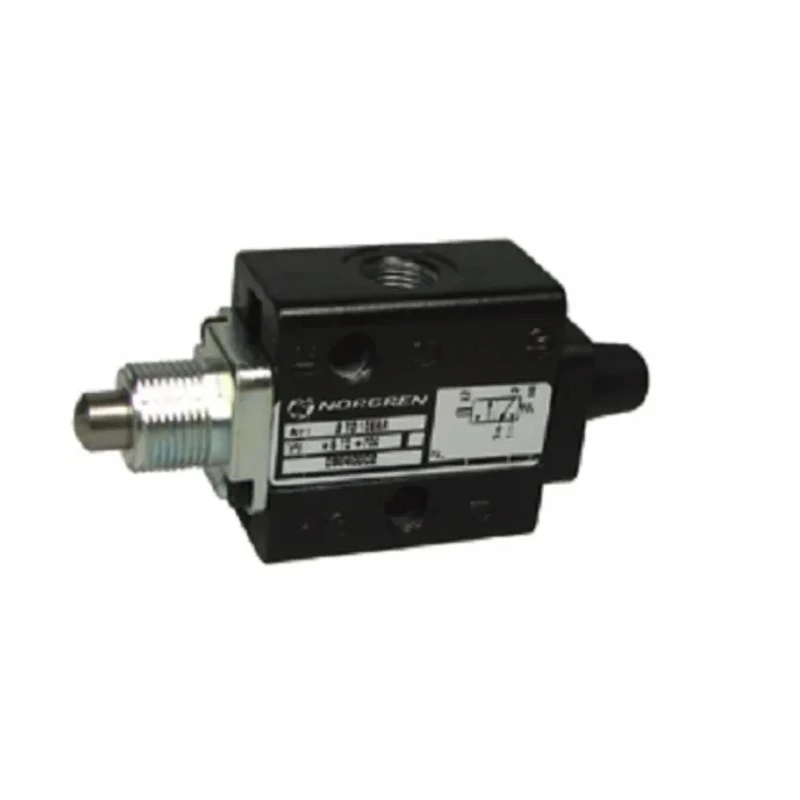 RS PRO Pneumatic Plunger Control Valve G 1/8 Inch, 3/2 Valve Function, Die Cast Zinc Body, 8 bar Max Pressure 235-4724