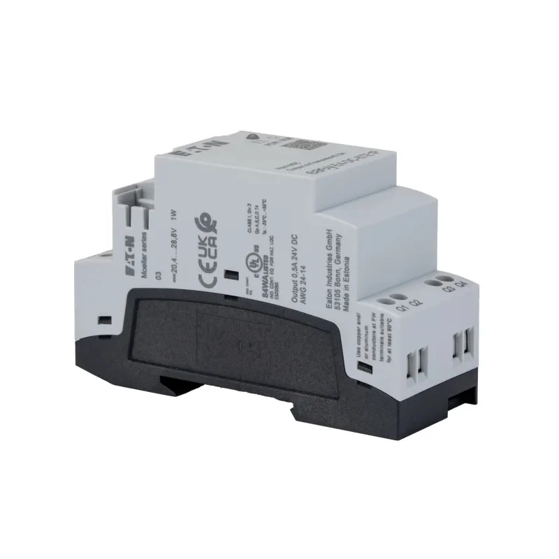 Eaton Control Relay easyE4 Series 4-Input Digital, 4 Transistor Outputs DIN Rail Mount easyE4
