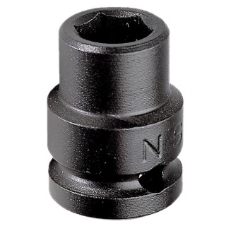 Facom 1 1/16 in 1/2 in Drive Standard Impact Socket, Chrome Molybdenum Steel, 43mm Length NS.1P1/16A