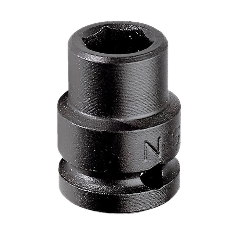 Facom 1 1/16 in 1/2 in Drive Standard Impact Socket, Chrome Molybdenum Steel, 43mm Length NS.1P1/16A