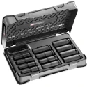 Facom 12-Piece 1/2 in 6 Point Impact Socket Set Chrome Molybdenum Steel Manganese Phosphate Finish NS.405B