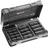 Facom 12-Piece 1/2 in 6 Point Impact Socket Set Chrome Molybdenum Steel Manganese Phosphate Finish NS.405B