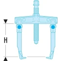 Facom Bearing Puller Kit, 8-Piece, General Engineering Kit with Sliding Leg Puller, Separator, Beam, Clamps, Slide U.JA3