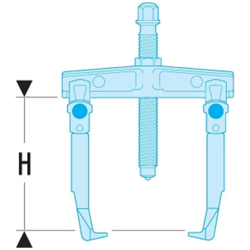 Facom Bearing Puller Kit, 8-Piece, General Engineering Kit with Sliding Leg Puller, Separator, Beam, Clamps, Slide U.JA3