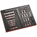 Facom Foam Tool Tray, Width 188 mm, Length 418 mm, Height 45 mm PM.MODJL2U