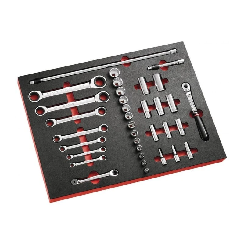 Facom Foam Tool Tray, Width 188 mm, Length 418 mm, Height 45 mm PM.MODJL2U
