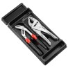 Facom 2-Piece Long Nose Plier Set Chrome Steel Comfort Grip 250mm Overall MOD.PR8