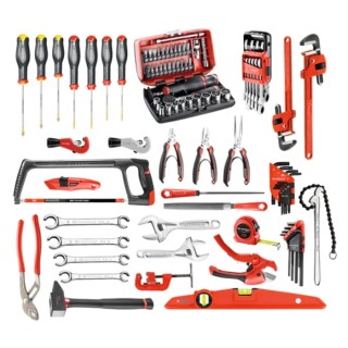 Facom 94 Piece Plumber Tool Kit with Foam Inlay CM.210A