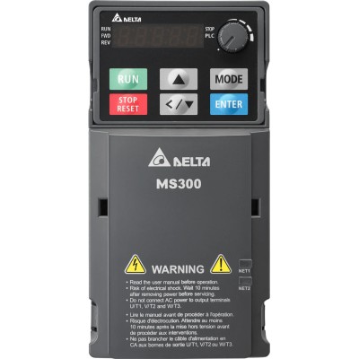 Delta Electronics Inverter Drive 750W 3-Phase Variable Frequency Drive VFD2A7MS43AFSAA
