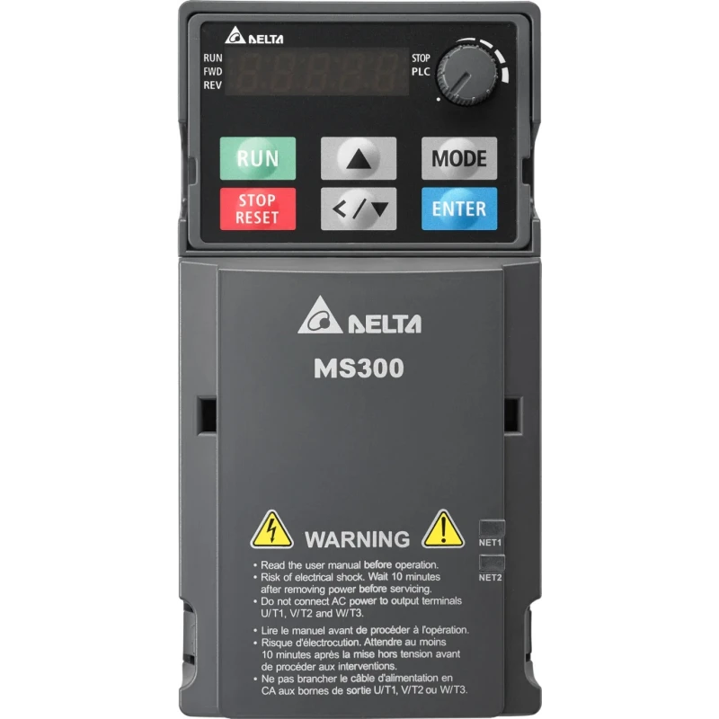 Delta Electronics Inverter Drive 750W 3-Phase Variable Frequency Drive VFD2A7MS43AFSAA
