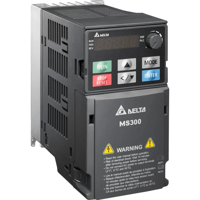 Delta Electronics Inverter Drive 750W 3-Phase Variable Frequency Drive VFD2A7MS43AFSAA