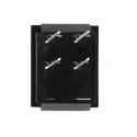 Bulgin On-Off On-Off Rocker Switch Panel 16A 250V AC, Panel Mount, Black Actuator C1553VQNAL
