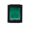 Bulgin On-Off On-Off Rocker Switch Panel 16A 250V AC, Panel Mount, Black Actuator C1553VQNAL