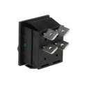 Bulgin On-Off On-Off Rocker Switch Panel 16A 250V AC, Panel Mount, Black Actuator C1553VQNAL