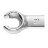 Facom Flare Nut Spanner Double Ended Metric 7 to 19 mm, Chrome Vanadium Steel Satin Chrome Finish 43.10X11