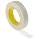 3M Scotch 361 Cloth Tape White, 25mm Width x 55m Length, Glass Cloth Backing, Silicone Adhesive 361X25,4