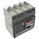 ABB Molded Case Circuit Breaker 4-Pole 160A 690V AC 85kA Breaking Capacity Fixed Mount XT2S