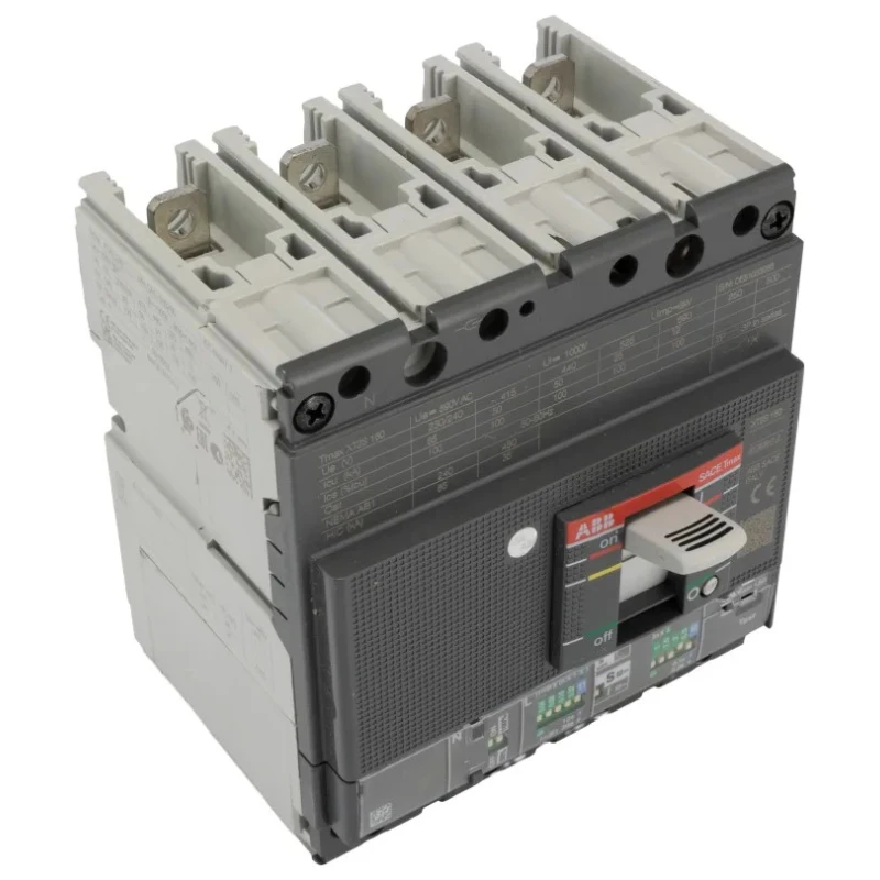 ABB Molded Case Circuit Breaker 4-Pole 160A 690V AC 85kA Breaking Capacity Fixed Mount XT2S