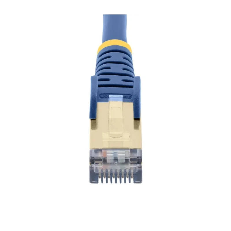 StarTech.com Shielded Screened Cat6a Ethernet Cable, 7 m Length, Blue PVC Jacket Cat6a 