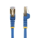 StarTech.com Shielded Screened Cat6a Ethernet Cable, 7 m Length, Blue PVC Jacket Cat6a 