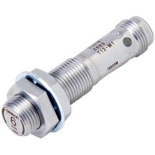 Omron Threaded Barrel Inductive Proximity Sensor M12 PNP 6 mm Sensing Distance 30 V DC 200 mA E2EW-X6B1T12-M1