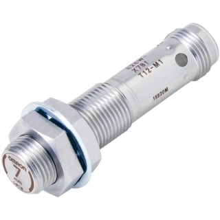 Omron Threaded Barrel Inductive Proximity Sensor M12 PNP 30V DC 7mm Detection E2EW-X7B1T12-M1
