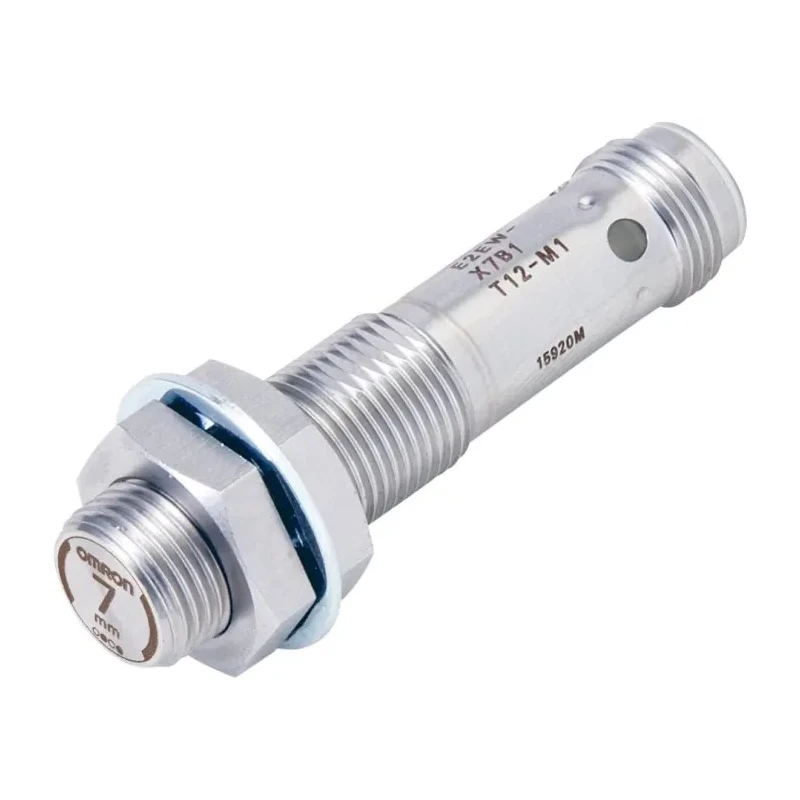 Omron Threaded Barrel Inductive Proximity Sensor M12 PNP 30V DC 7mm Detection E2EW-X7B1T12-M1