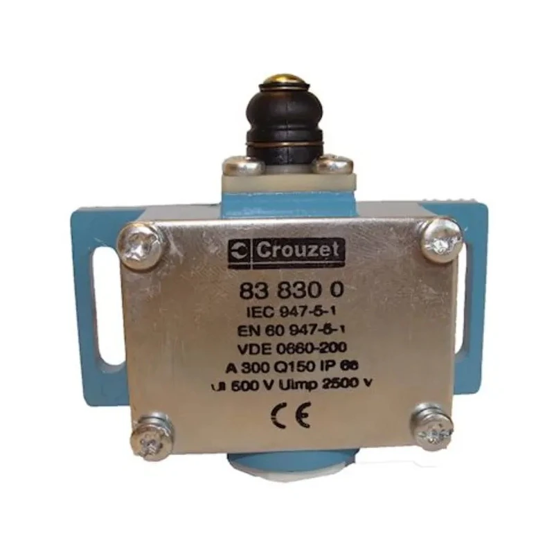 Crouzet Roller Limit Switch with Metal Housing, IP66 Protection, 250V AC, 10A Current Rating IP66