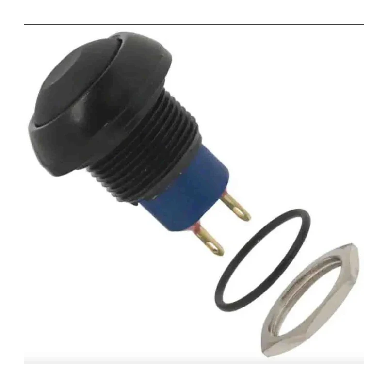 APEM IP Series Momentary Push Button Switch Panel Mount 13.6 mm Cutout SPST IP67 50 V dc IPR3SAD-2