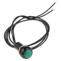 APEM IP Series Momentary Push Button Switch, Green Actuator, Panel Mount, 13.6 mm Cutout, SPST, IP67 IPR3FAD-3