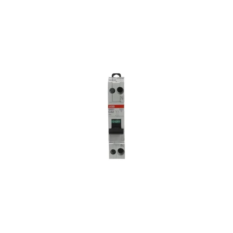 ABB Miniature Circuit Breaker 1-Pole 32A Type C 400V AC 6 kA Breaking Capacity SN201