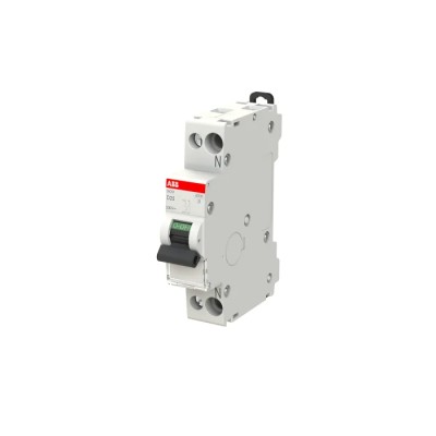 ABB Miniature Circuit Breaker SN201, 1-Pole, 25A, Type D, 400V AC, 6 kA Breaking Capacity