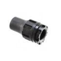 TE Connectivity CES Series Black Modified Polyolefin Cable Gland Locknut 1-3/8 to 12 UNF Thread CES-3-F1