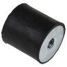 FIBET M8 Anti-Vibration Mount Female to Female Bobbin, 36.6 daN Compression, 30 mm OD, 30 mm Height 3030DD08-45