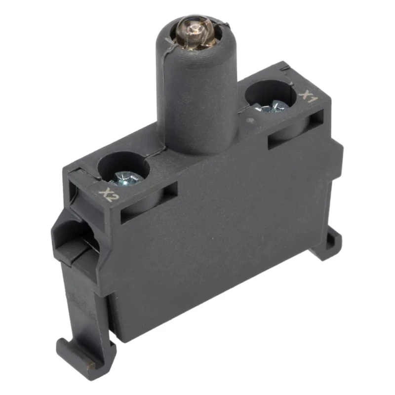 ABB MLBL Series Light Block LED Block 230V AC Yellow Illumination 10mm Width 1SFA611621R2073