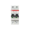 ABB System Pro M Compact S200 Miniature Circuit Breaker 1-Pole 8A Type D 400V AC 12V DC 6kA Breaking Capacity 2CDS251103R0081